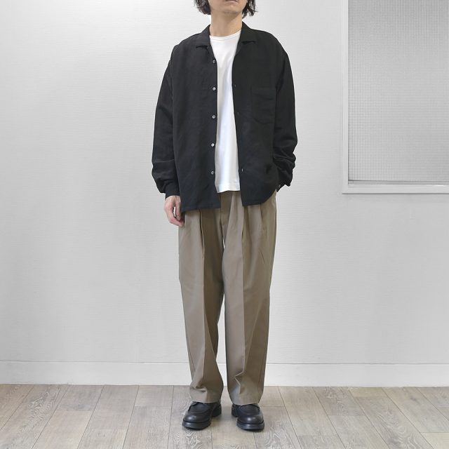 STILL BY HAND(スティルバイハンド)2tuck Cotton Chambray Pants
