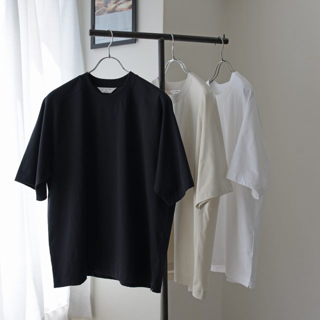 STILL BY HAND(スティルバイハンド)Cotton Saddle Sleeve S/S Tee