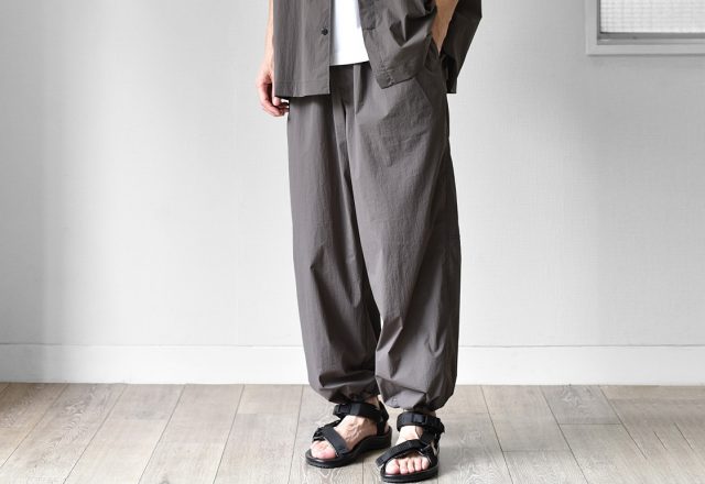 STILL BY HAND(スティルバイハンド)Nylon 2way Wide Pants