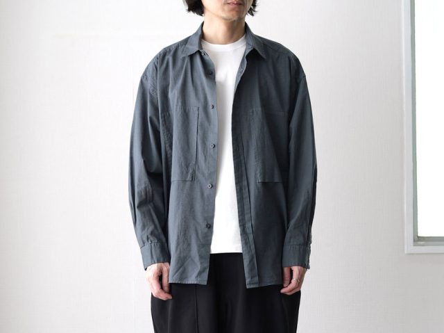 STILL BY HAND(スティルバイハンド)Cotton/Hemp Overdyed Shirts