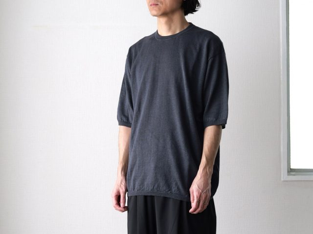 STILL BY HAND (スティルバイハンド)Linen/Cotton Knit T-Shirt