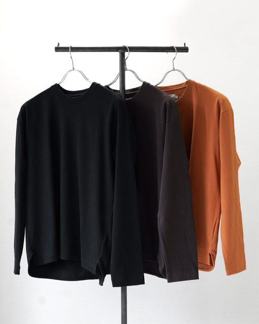 PLATING STITCH COTTON JERSEY TEE